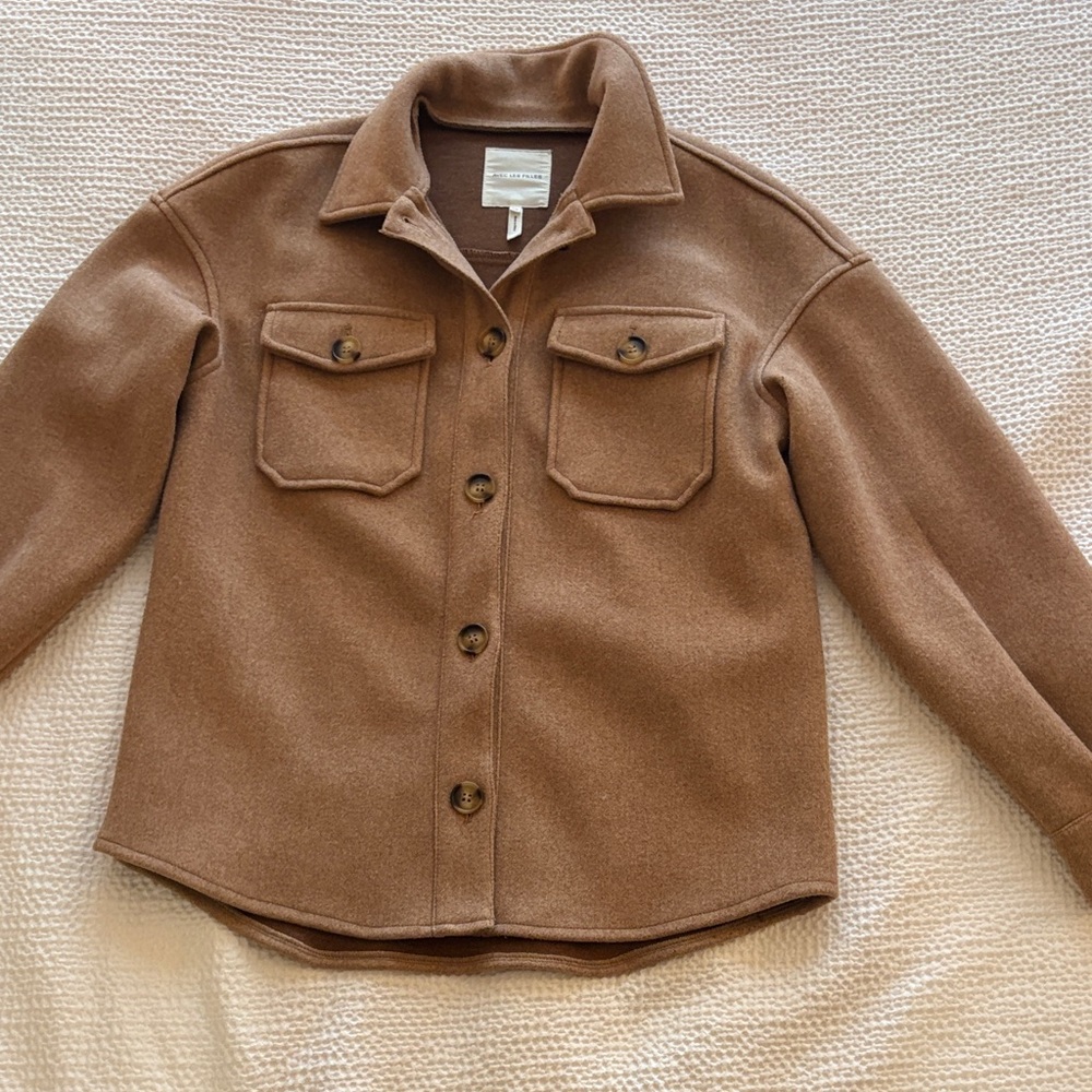 Avec Les Filles Tan Jacket